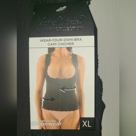 Wear-Your-Own-Bra Cami Cincher Shapewear size 10-12 / XL New w/tags! - Picture 4 of 6